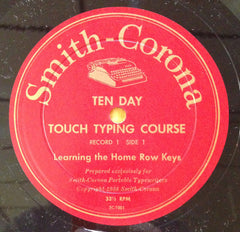 Unknown Artist : Smith-Corona 10-Day Touch Typing Course (2xLP)