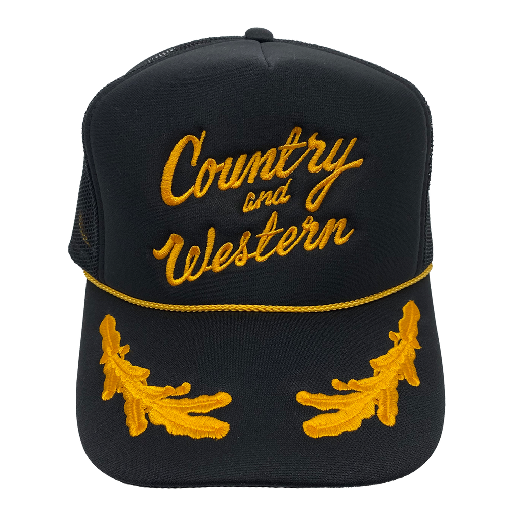 Country & Western Embroidered Trucker Cap