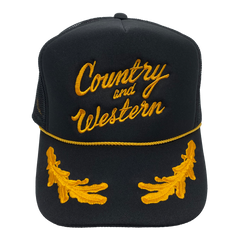 Country & Western Embroidered Trucker Cap