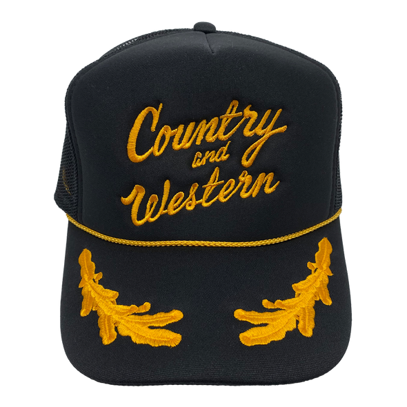 Country & Western Embroidered Trucker Cap