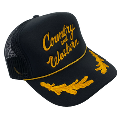 Country & Western Embroidered Trucker Cap