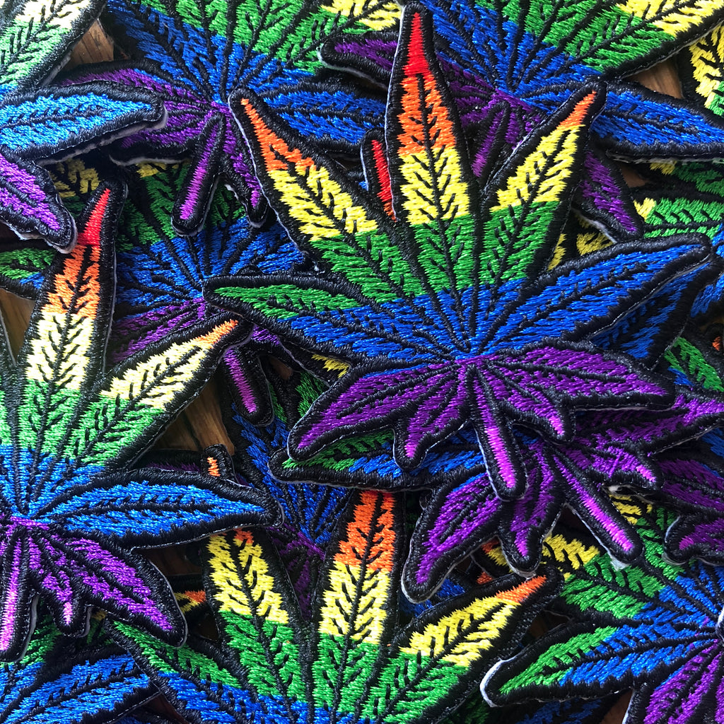 "Equality Stoner" is a high quality, 7 color iron-on patch by Vinyl Ranch. 3" wide.