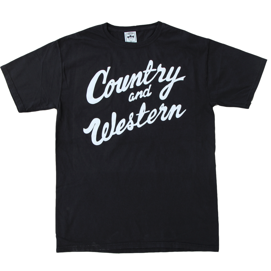 Cowboy Country Tee - Washed Black